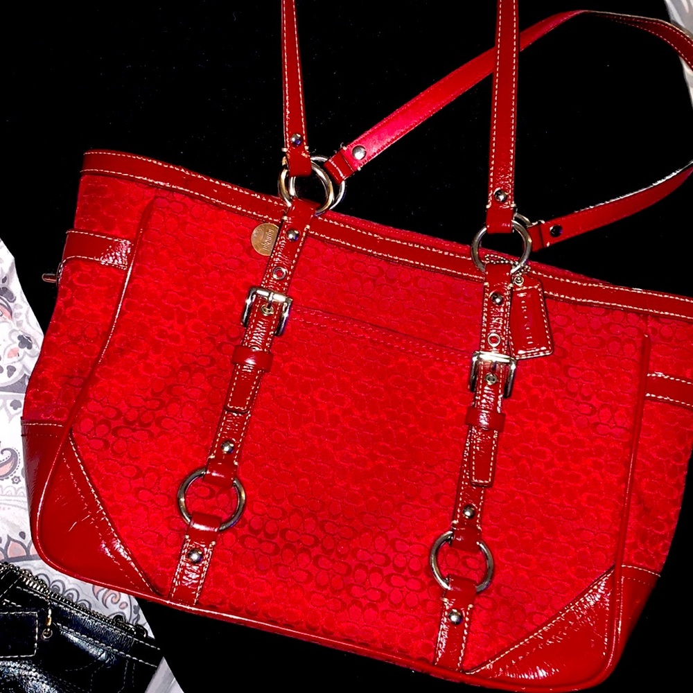 Authentic medium coach purse
